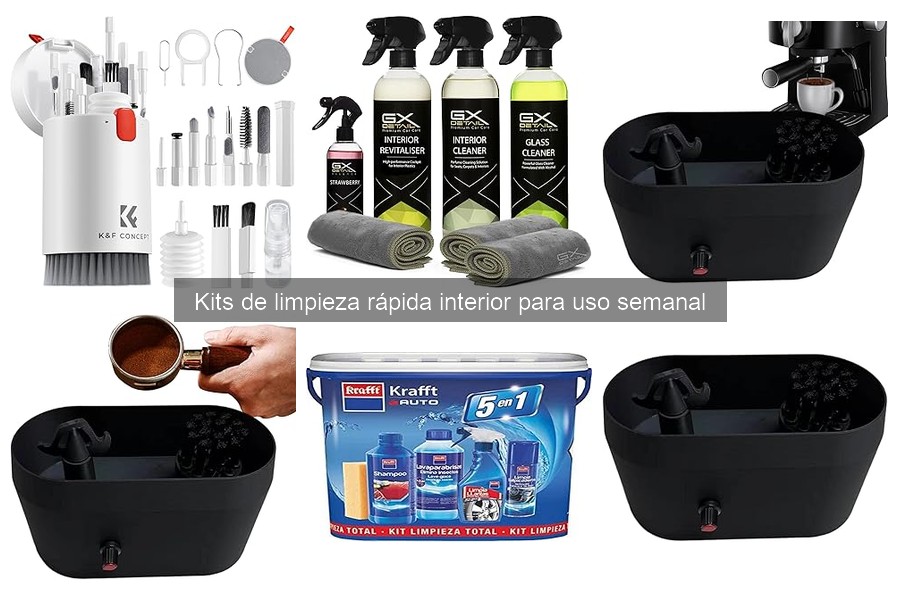 Cómo usar un kit de limpieza rápida interior eficientemente