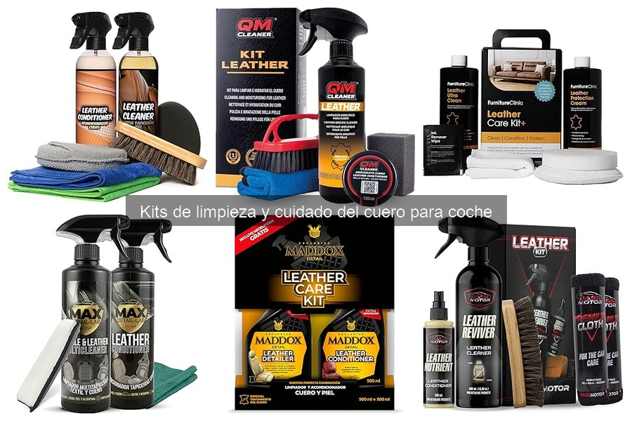 Cómo usar un kit de limpieza y cuidado del cuero en tu coche