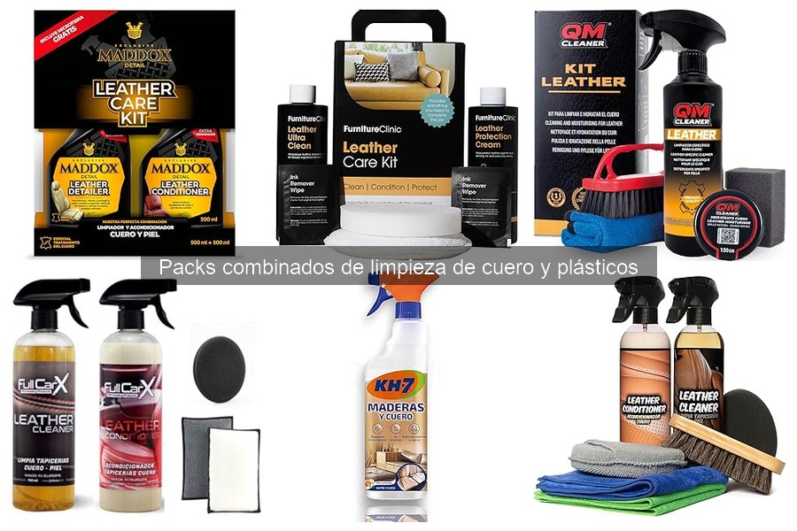 Cómo usar un pack de limpieza de cuero y plásticos en casa