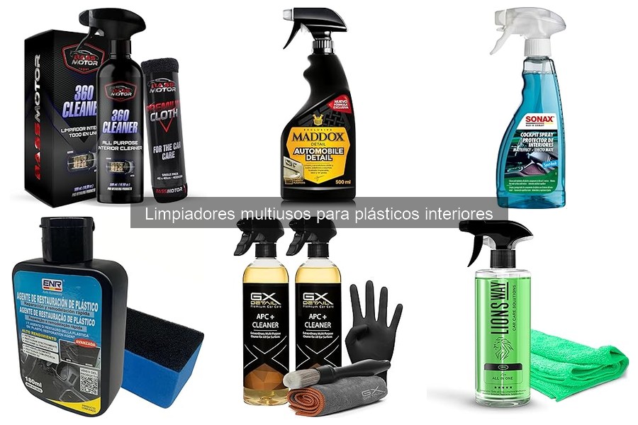 Cómo Utilizar Limpiadores Multiusos para Plásticos Interiores