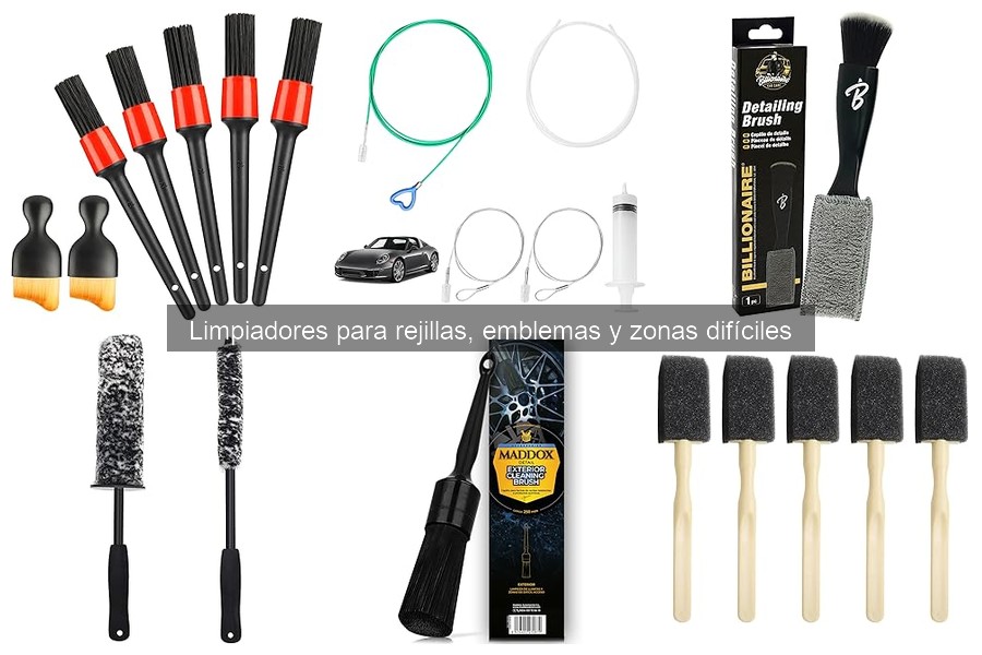 Cómo utilizar limpiadores para rejillas y emblemas en coche