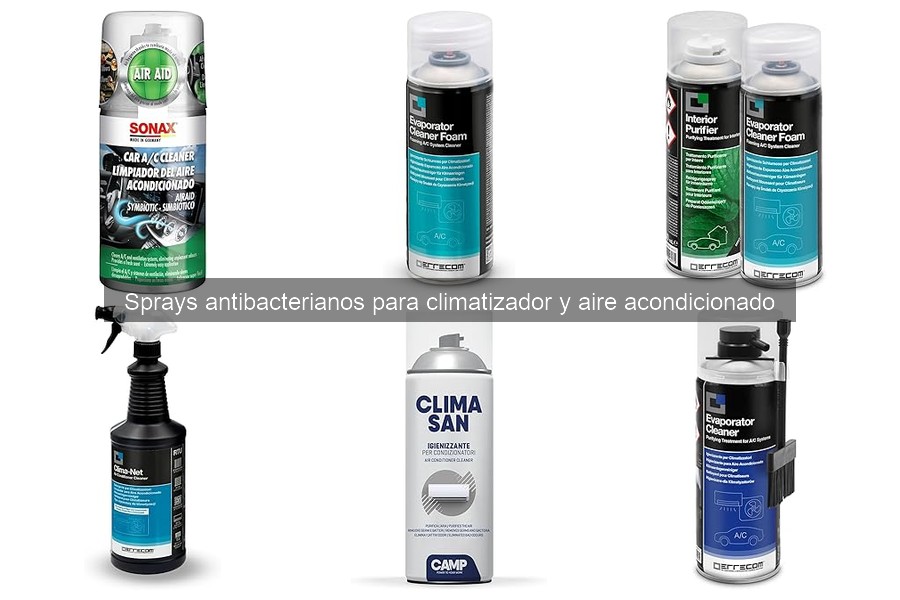 Cómo utilizar sprays antibacterianos para aire acondicionado