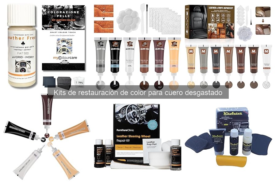 Cómo utilizar un kit de restauración de color para cuero