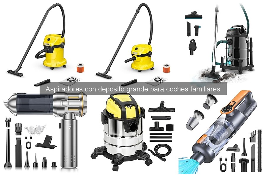 Comparativa: Aspiradores grandes vs. pequeños para coches
