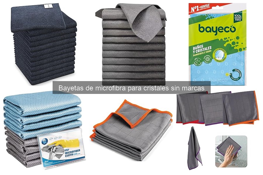 Comparativa: Bayetas de Microfibra vs Otros Paños para Cristales
