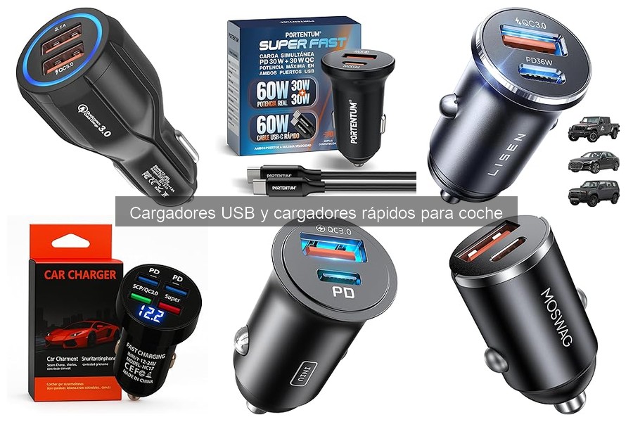 Comparativa: Cargadores USB vs Cargadores de Mechero para Coche