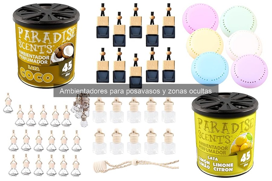 Comparativa de ambientadores de gel, spray y varilla para coche