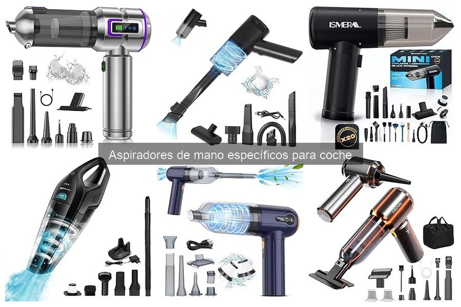Comparativa de aspiradores de mano: con cable vs sin cable para coche