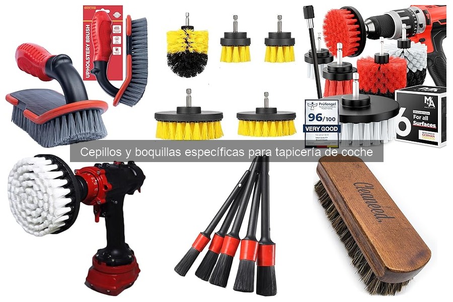 Comparativa de Cepillos y Aspiradoras para Tapicería de Coche