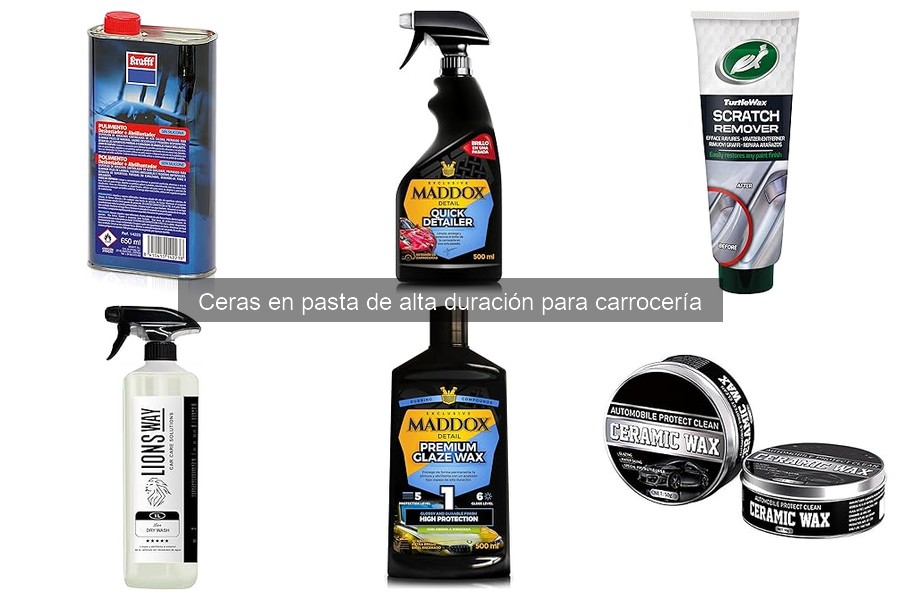 Comparativa de Cerás en Pasta para Coche: Mejores Opciones