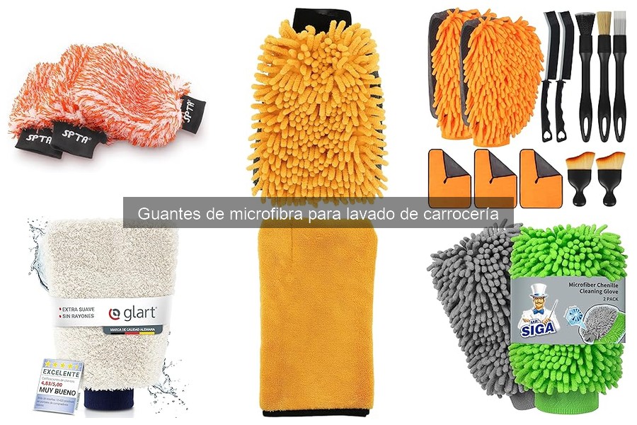 Comparativa de Guantes de Microfibra para el Lavado de Coches