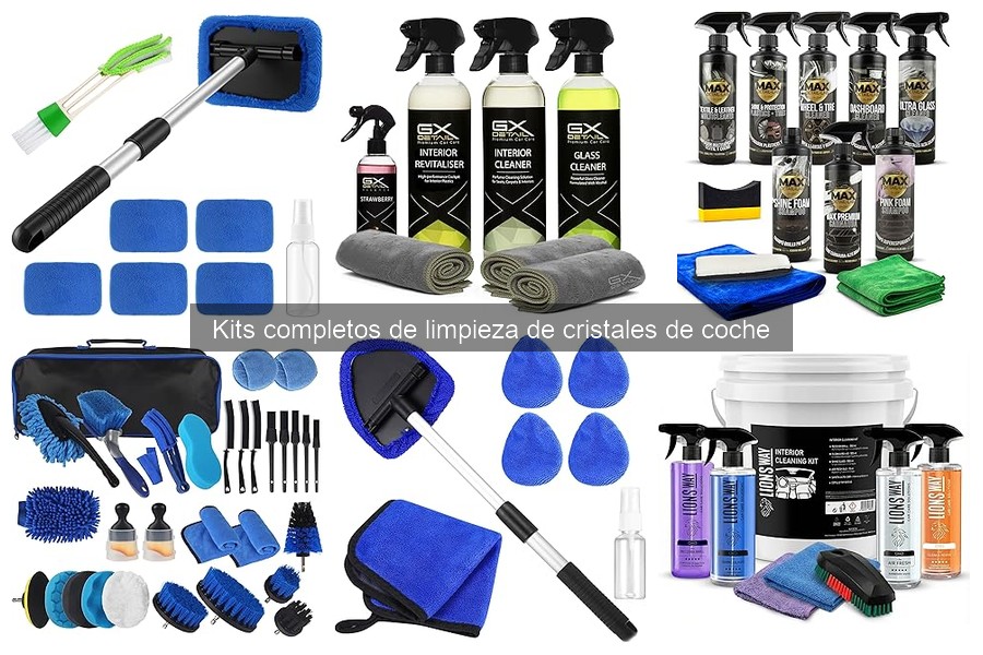 Comparativa de Kits de Limpieza de Cristales para Coche