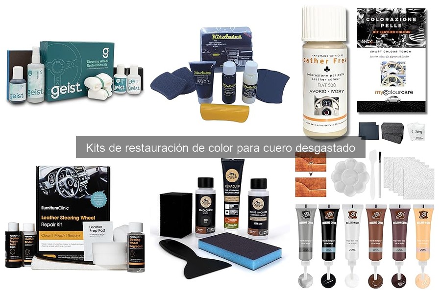 Comparativa de Kits de Restauración de Color para Cuero