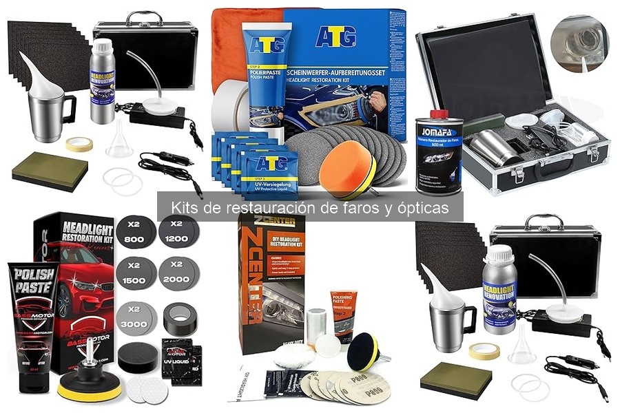 Comparativa de Kits de Restauración de Faros: Profesionales vs Caseros