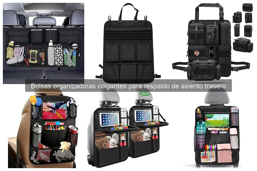 Comparativa de las Mejores Bolsas Organizadoras Colgantes para Coche
