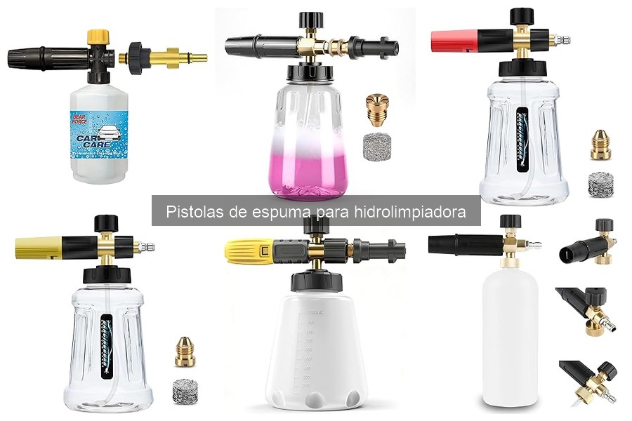Comparativa de las Mejores Pistolas de Espuma para Hidrolimpiadora