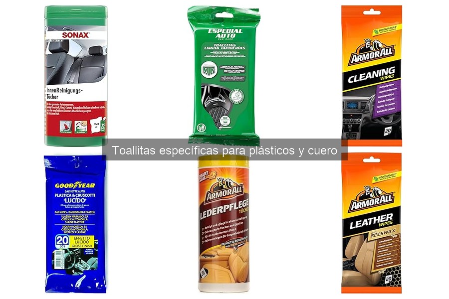 Comparativa de las mejores toallitas para plásticos y cuero