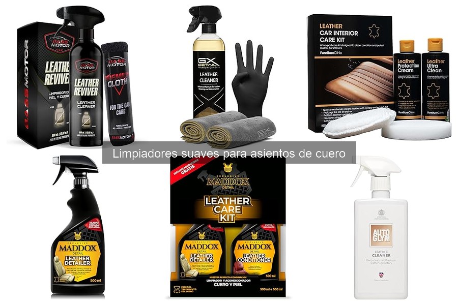 Comparativa de Limpiadores Suaves para Asientos de Cuero