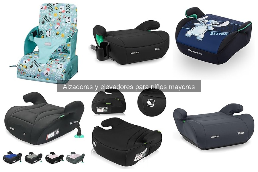 Comparativa de los mejores alzadores para niños mayores