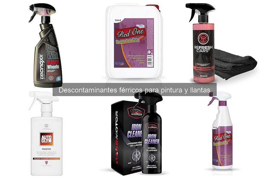** Comparativa de los Mejores Descontaminantes Férricos para Llantas