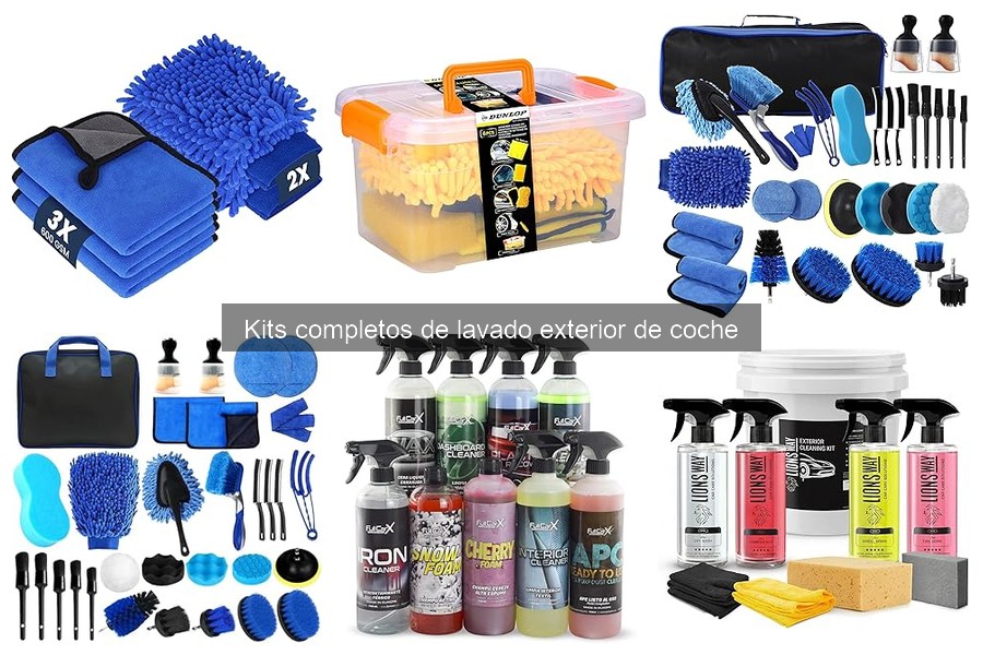 Comparativa de los Mejores Kits de Lavado Exterior de Coche