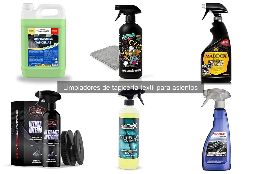 Comparativa de los Mejores Limpiadores de Tapicería Textil 2023