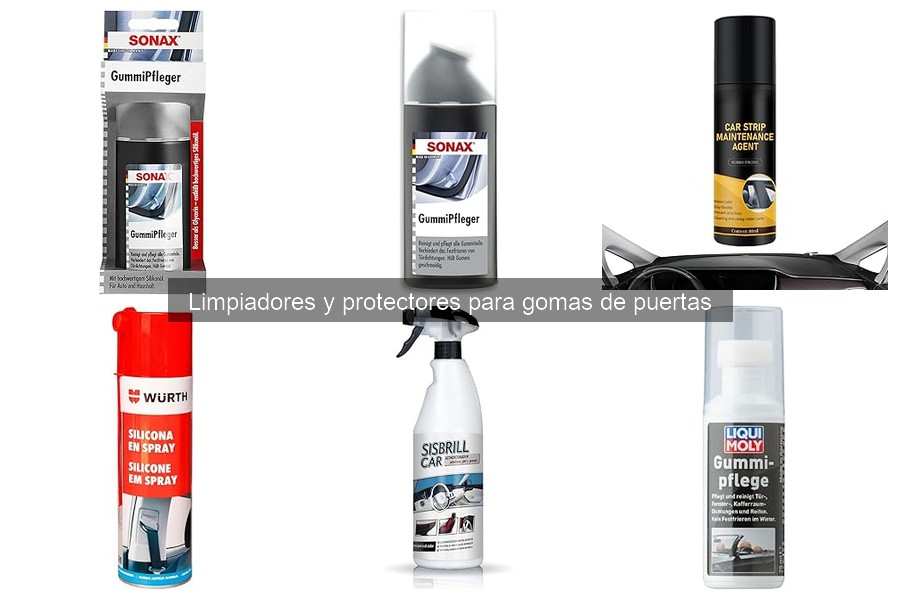Comparativa de los mejores limpiadores para gomas de puertas