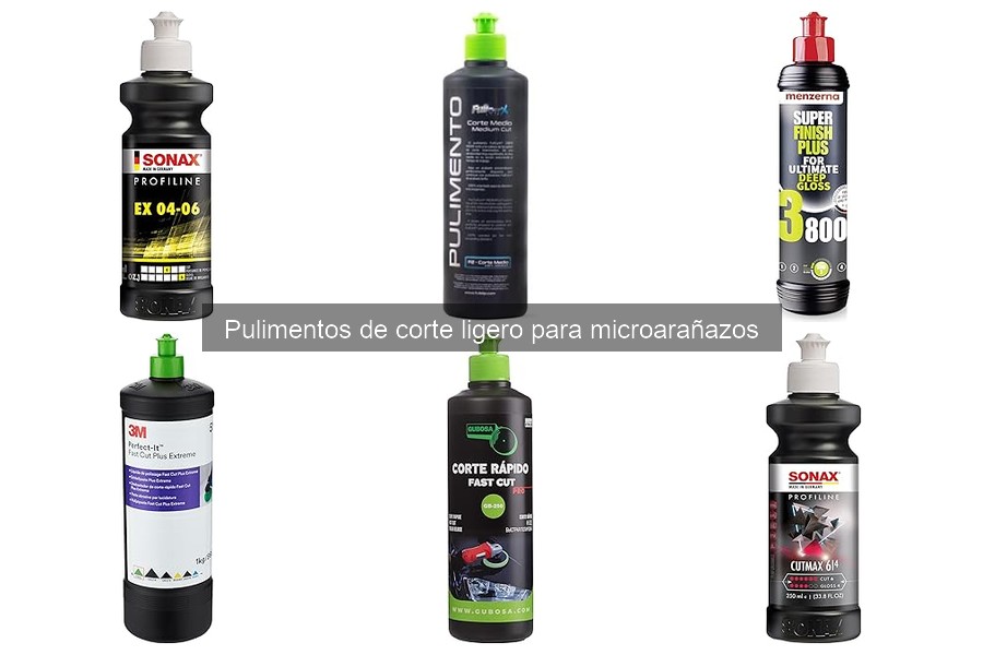 Comparativa de los Mejores Pulimentos de Corte Ligero