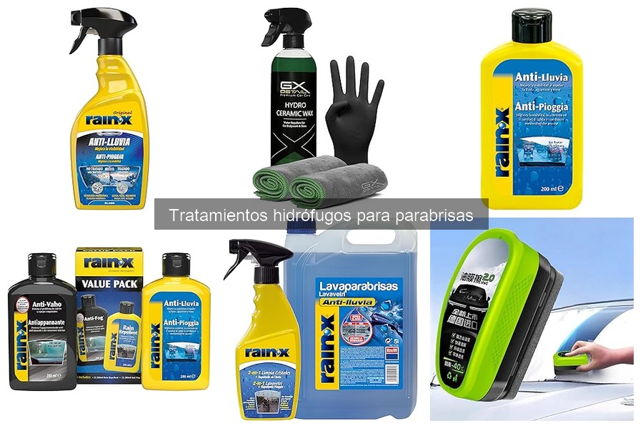 Comparativa de los Mejores Tratamientos Hidrófugos para Parabrisas
