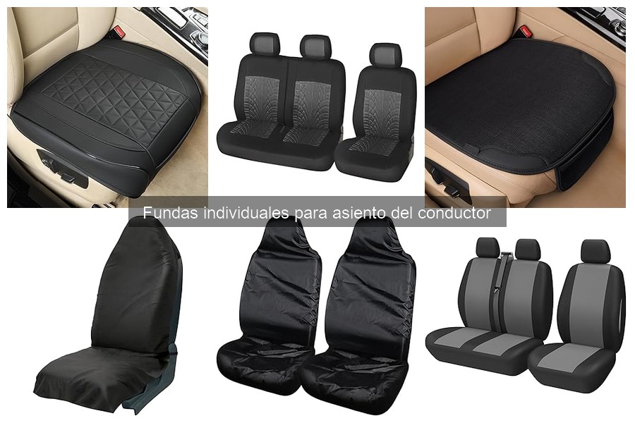 Comparativa de materiales en fundas para asiento del conductor
