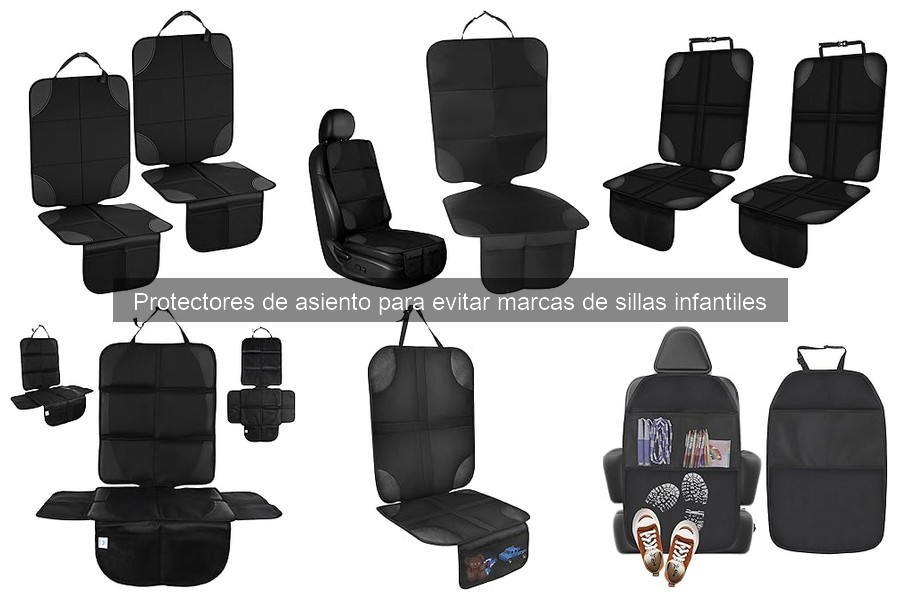 Comparativa de materiales en protectores de asiento infantil