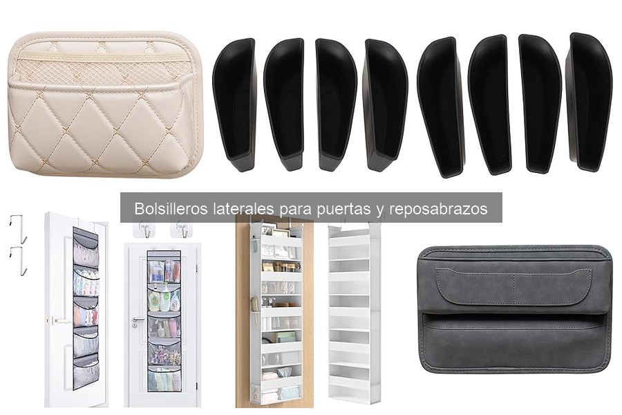 Comparativa de materiales para bolsilleros laterales de coche