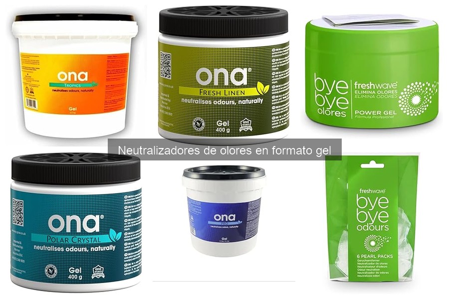 Comparativa de Neutralizadores de Olores en Gel
