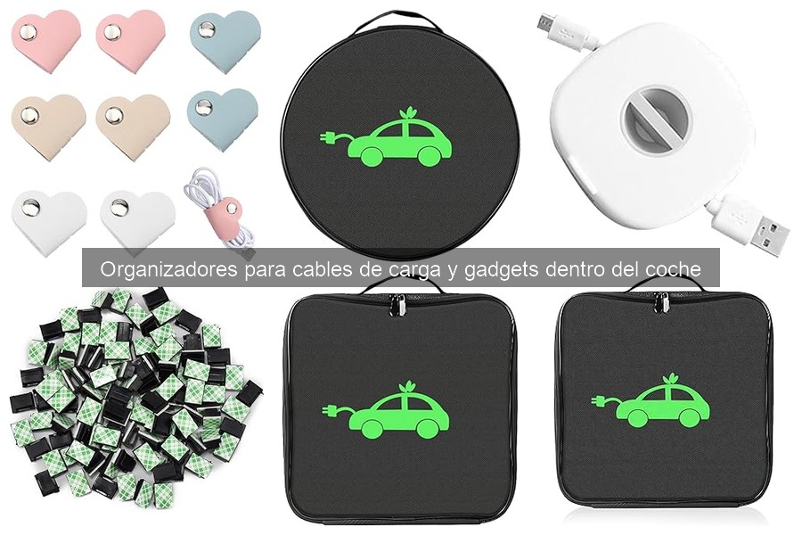 Comparativa de organizadores de cables de carga para coche
