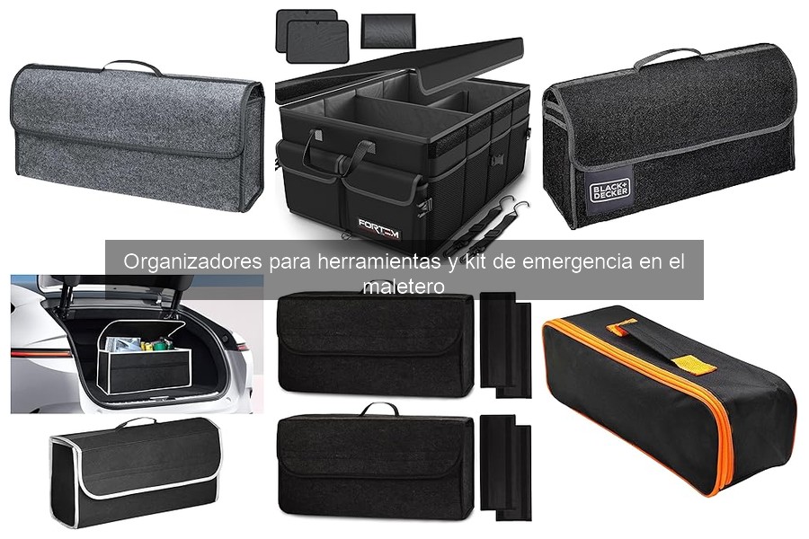Comparativa de organizadores de herramientas para el maletero