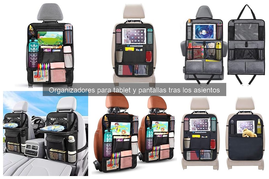 Comparativa de organizadores para tablet y otros tipos de coche