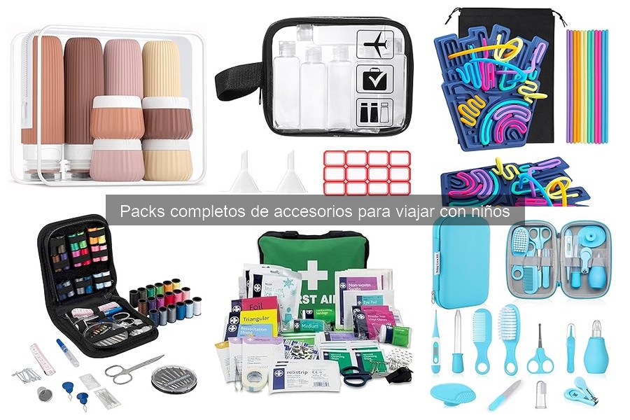 Comparativa de Packs de Accesorios para Viajar con Niños
