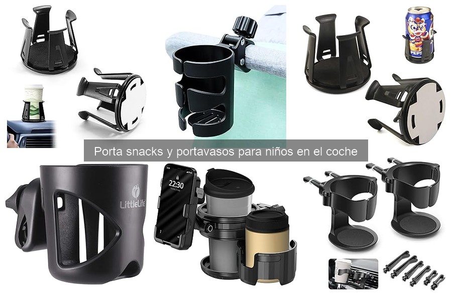 Comparativa de Porta Snacks: Plástico vs Silicona en el Coche