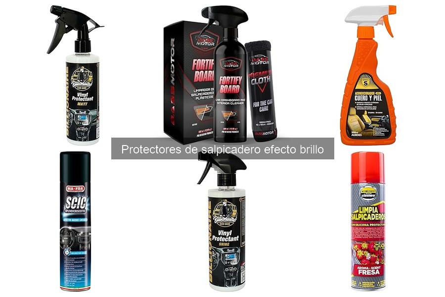 Comparativa de Protectores de Salpicadero Efecto Brillo