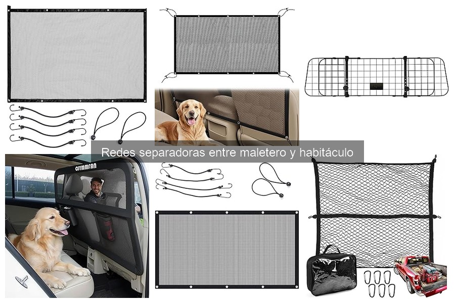 Comparativa de Redes Separadoras para Maletero de Coche