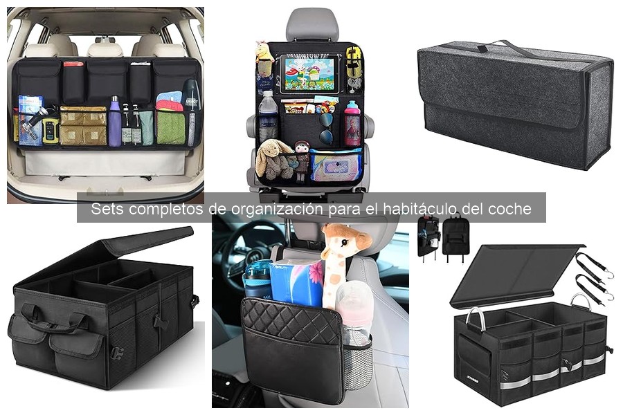 Comparativa de Sets de Organización para el Habitáculo del Coche