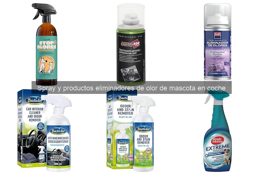 Comparativa de sprays eliminadores de olor para coches