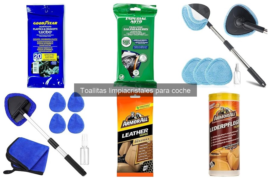 Comparativa de Toallitas Limpiacristales para Coche
