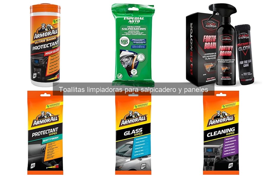 Comparativa de Toallitas Limpiadoras para Salpicadero