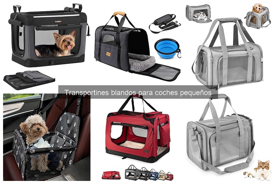 Comparativa de transportines blandos y rígidos para coches pequeños