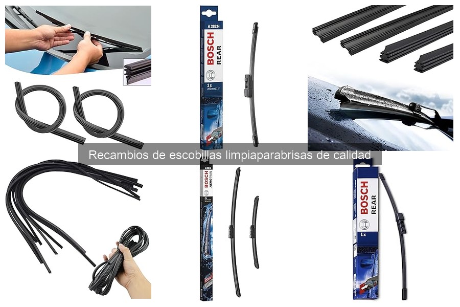 Comparativa: Escobillas de goma vs silicona para tu coche