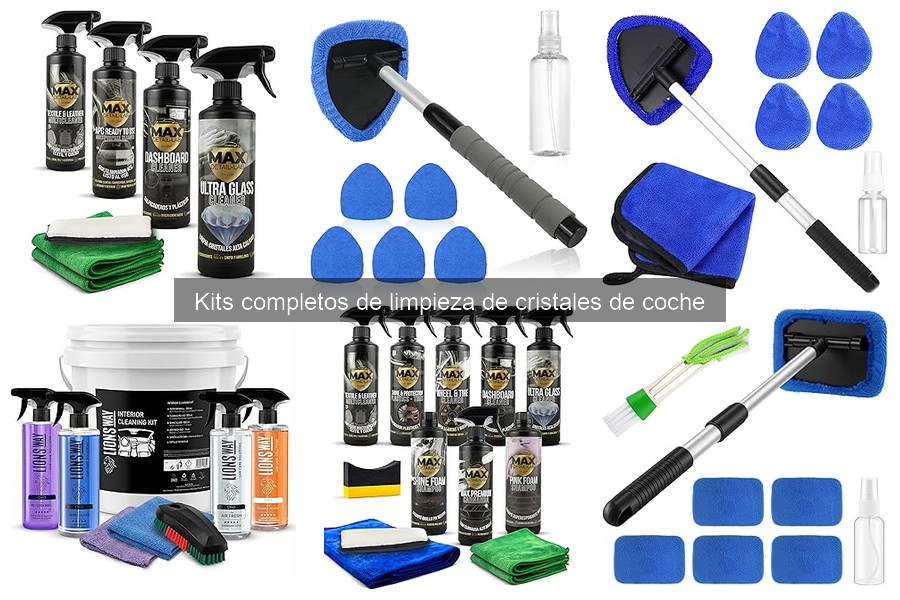 Comparativa: Kits de limpieza de cristales vs. productos individuales