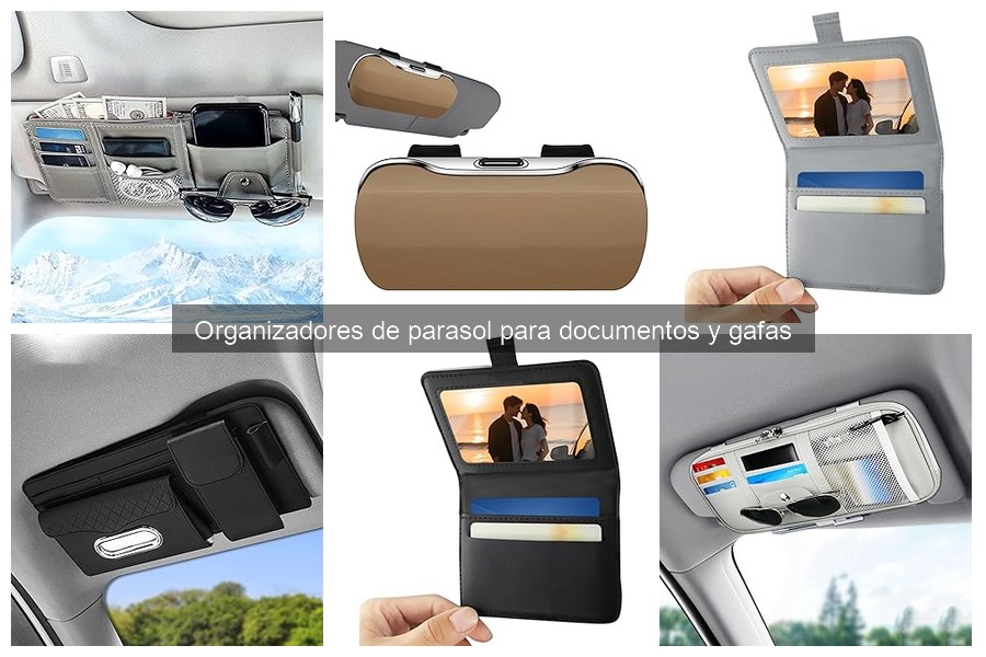 Comparativa: Organizadores de parasol vs otros organizadores de coche