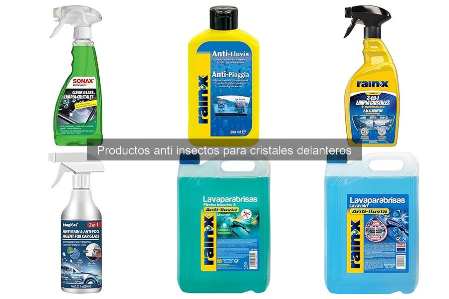 Comparativa: Productos Anti Insectos vs. Limpieza de Cristales