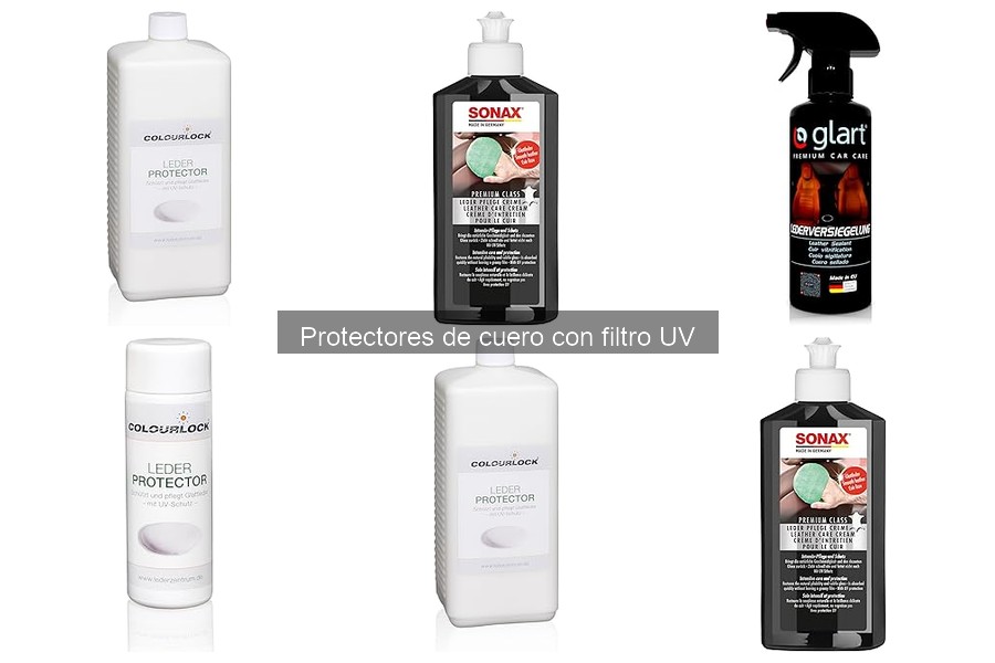 Comparativa: Protectores de cuero con y sin filtro UV